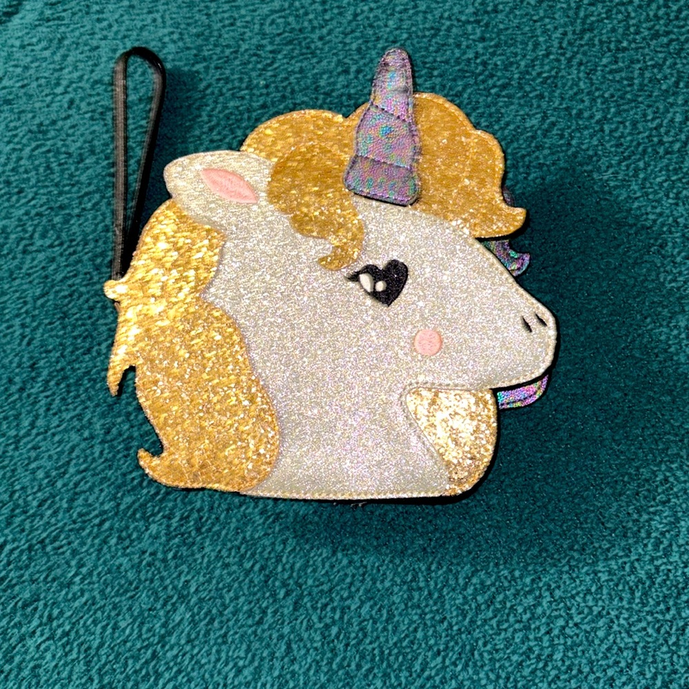 Sparkly unicorn purse